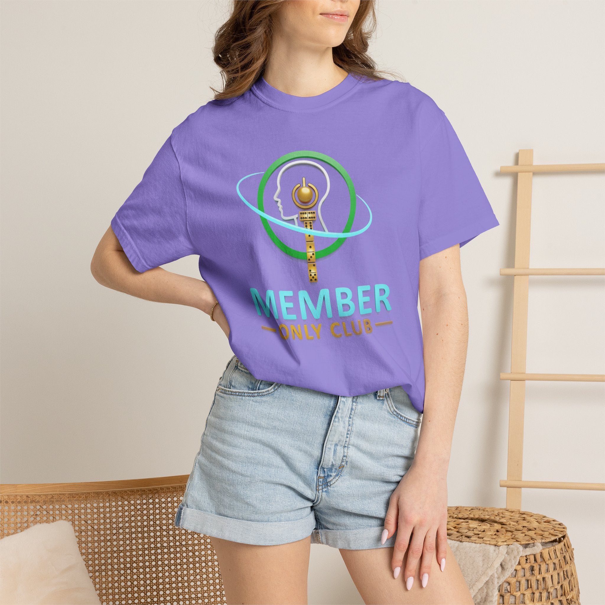 Member Only Club T-Shirt — Retro Key Emblem Tee