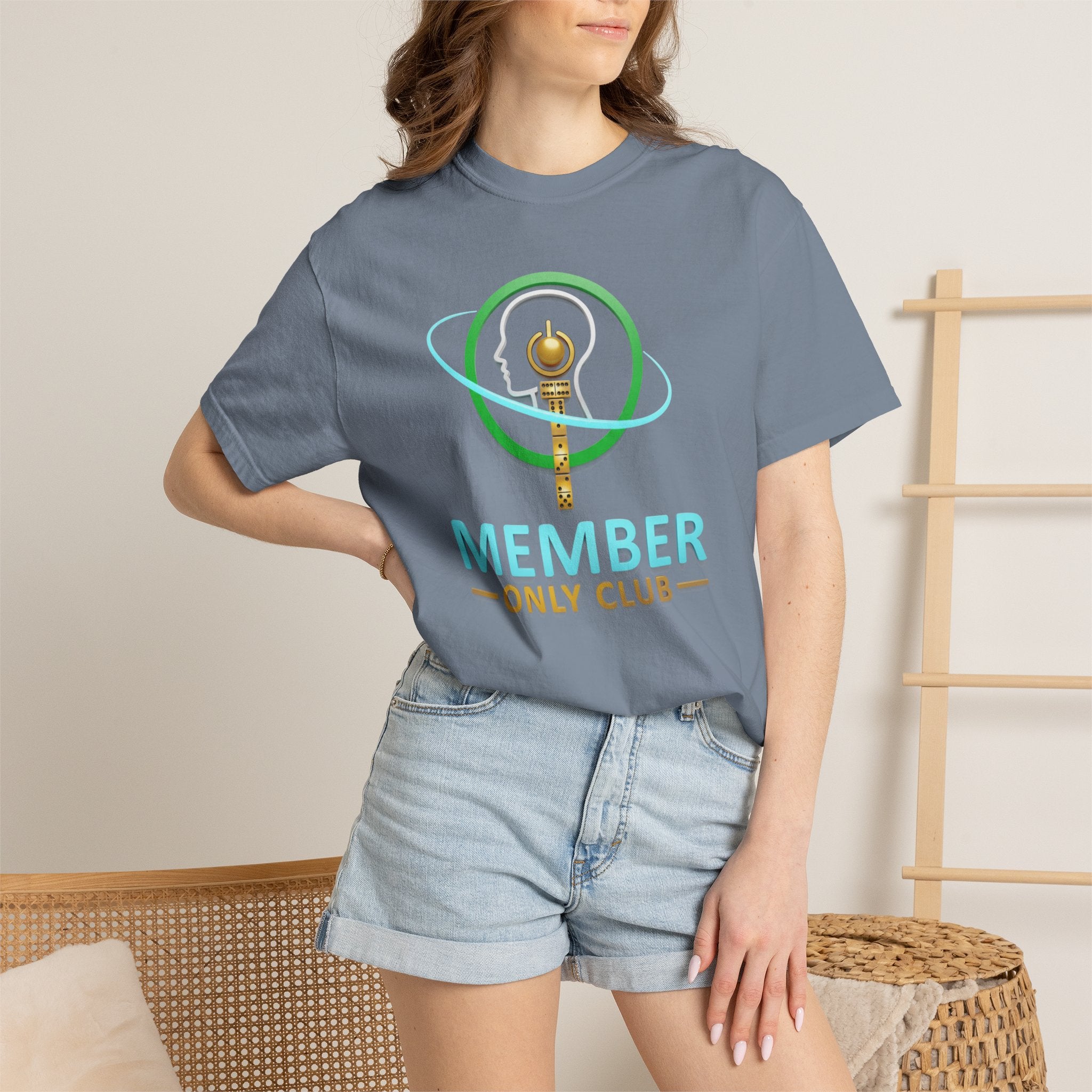Member Only Club T-Shirt — Retro Key Emblem Tee