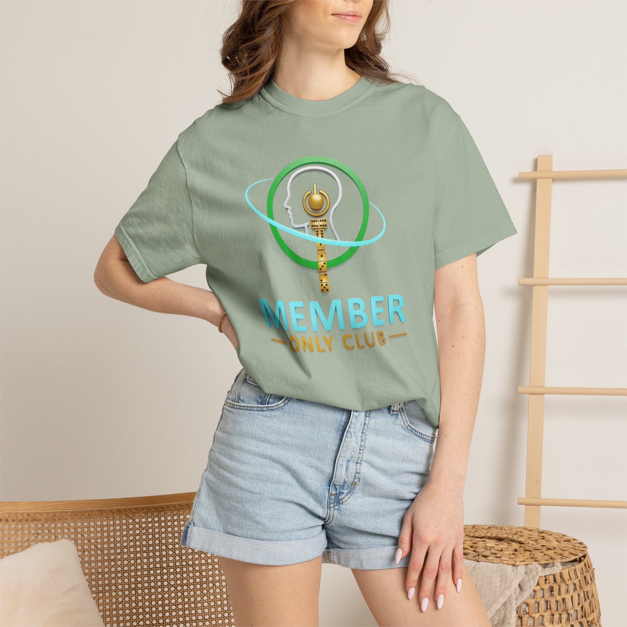 Member Only Club T-Shirt — Retro Key Emblem Tee